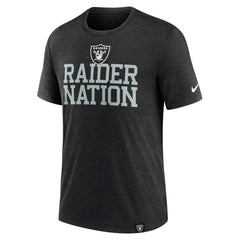 Las Vegas Raiders Nike Blitz Tri-Blend T-Shirt