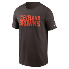 Cleveland Browns Nike Primetime Wordmark Essential T-Shirt