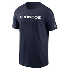 Denver Broncos Nike Primetime Wordmark Essential T-Shirt