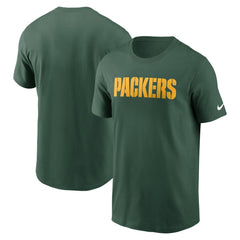 Green Bay Packers Nike Primetime Wordmark Essential T-Shirt