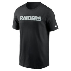 Las Vegas Raiders Nike Primetime Wordmark Essential T-Shirt