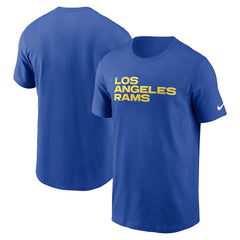 Los Angeles Rams Nike Primetime Wordmark Essential T-Shirt