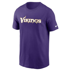 Minnesota Vikings Nike Primetime Wordmark Essential T-Shirt