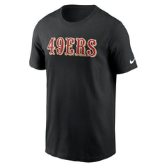San Francisco 49ers Nike Primetime Wordmark Essential T-Shirt