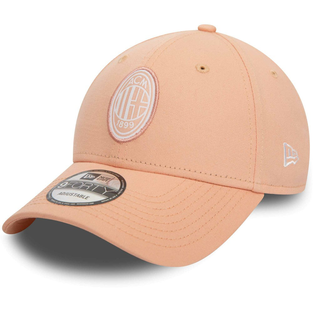 AC Milan New Era Seasonal 9FORTY Adjustable Hat Pink - New Era