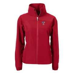 Texas Rangers Cutter & Buck Women's Charter Eco Recycled Full-Zip Jacket | MLB Shop