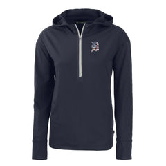 Detroit Tigers Cutter & Buck Women's Daybreak Eco Recycled Half-Zip Hoodie | MLB Online