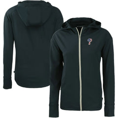 Philadelphia Phillies Cutter & Buck Women's Daybreak Eco Recycled Full-Zip Hoodie | MLB US