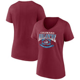Colorado Avalanche Women's Slapshot V-Neck T-Shirt Sale