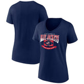 Columbus Blue Jackets Women's Slapshot V-Neck T-Shirt On Sale