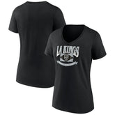 Los Angeles Kings Women's Slapshot V-Neck T-Shirt On Sale