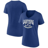 Tampa Bay Lightning Women's Slapshot V-Neck T-Shirt Online