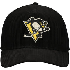 Pittsburgh Penguins American Needle Corduroy Chain Stitch Adjustable Hat Outlet