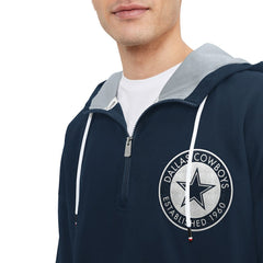 Dallas Cowboys Tommy Hilfiger Aaron Quarter-Zip Hoodie