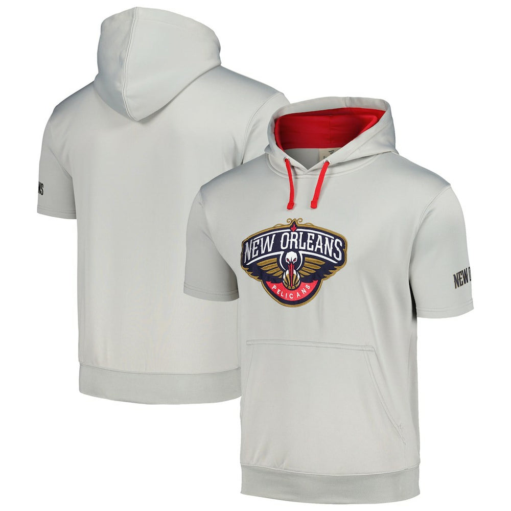 New Orleans Pelicans Short Sleeve Pullover Hoodie On Sale