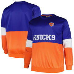 New York Knicks Big & Tall Split Pullover Sweatshirt Discount