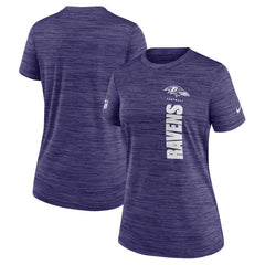 Baltimore Ravens Nike Women's Sideline Velocity Dri-FIT T-Shirt