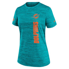 Miami Dolphins Nike Women's Sideline Velocity Dri-FIT T-Shirt