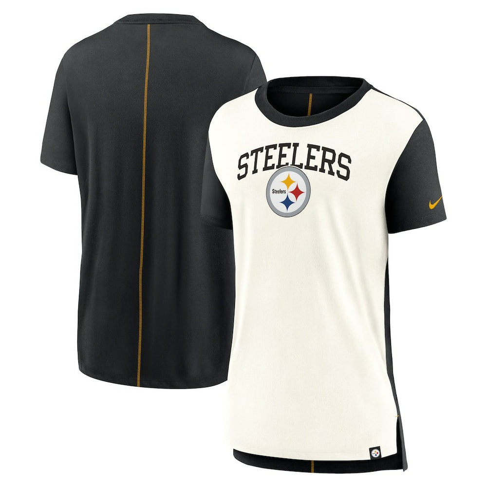 Pittsburgh Steelers Nike Women's Wordmark Tri-Blend T-Shirt