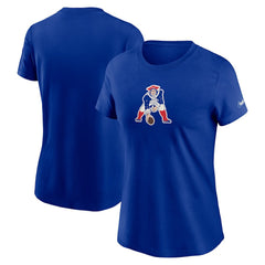 New England Patriots Nike Women's Throwback Primary Logo T-Shirt