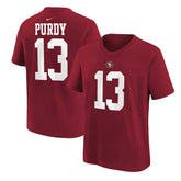 San Francisco 49ers Nike Brock Purdy Preschool Player Name & Number T-Shirt