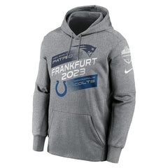 Indianapolis Colts Nike New England Patriots vs. 2023 Frankfurt Game Pullover Hoodie