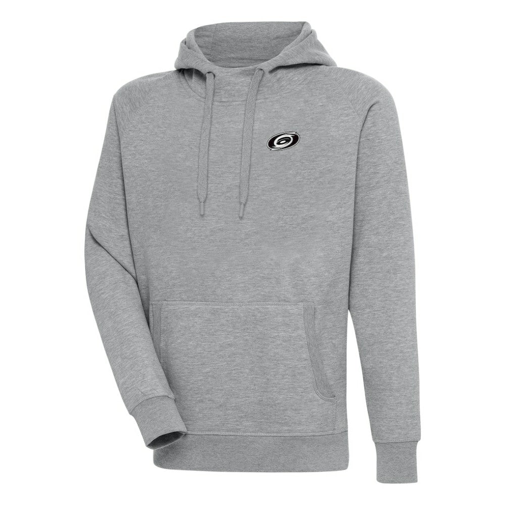 Carolina Hurricanes Antigua Metallic Logo Victory Pullover Hoodie On Sale