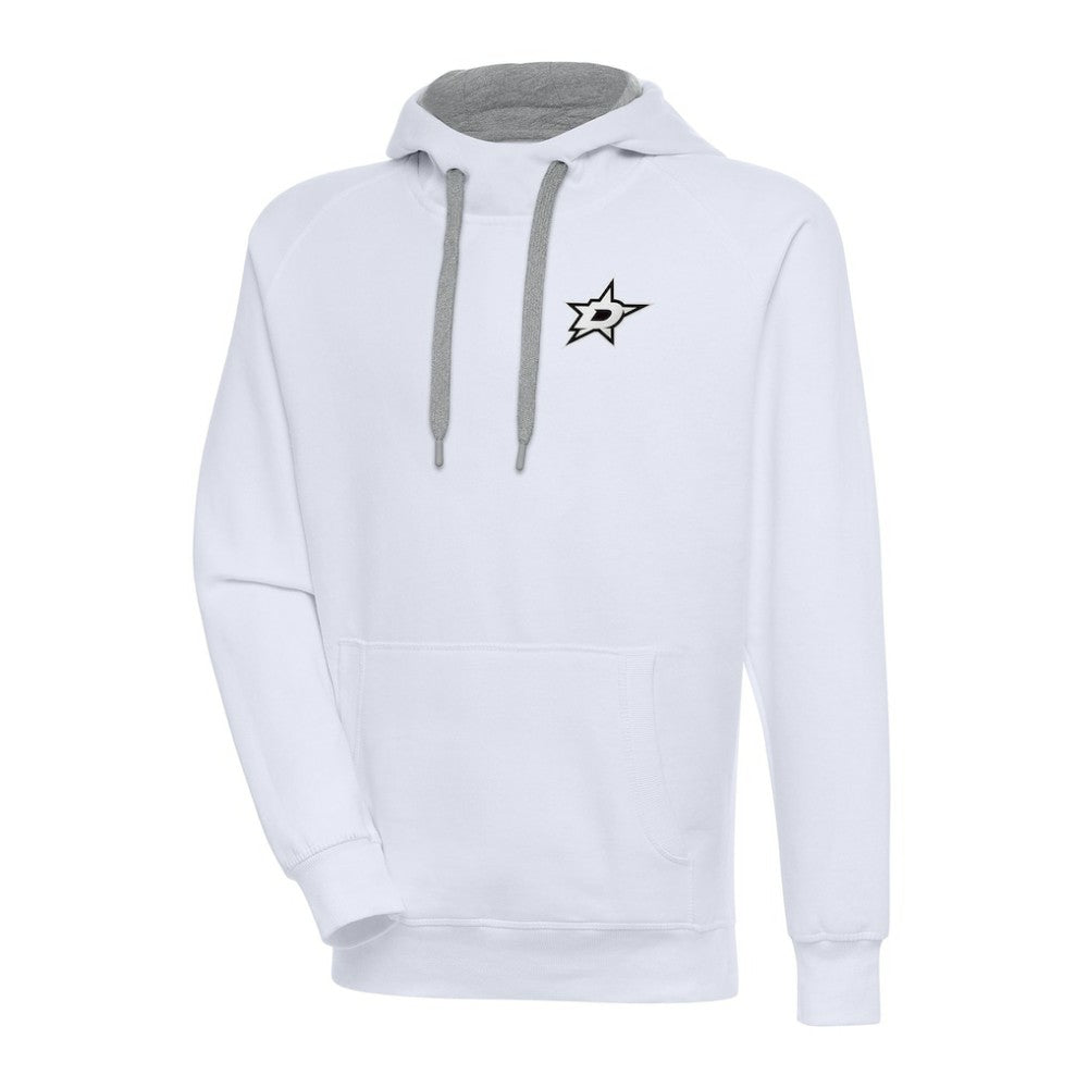 Dallas Stars Antigua Metallic Logo Victory Pullover Hoodie For Sale