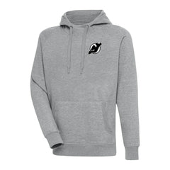 New Jersey Devils Antigua Metallic Logo Victory Pullover Hoodie Online