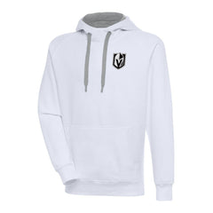 Vegas Golden Knights Antigua Metallic Logo Victory Pullover Hoodie On Sale