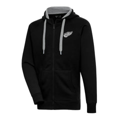 Detroit Red Wings Antigua Metallic Logo Victory Full-Zip Hoodie Outlet