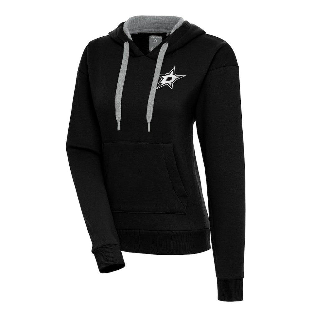 Dallas Stars Antigua Women's Metallic Logo Victory Pullover Hoodie Discount