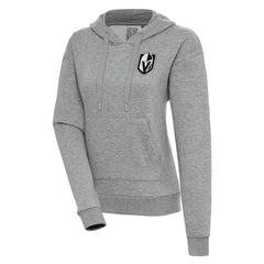 Vegas Golden Knights Antigua Women's Metallic Logo Victory Pullover Hoodie Sale
