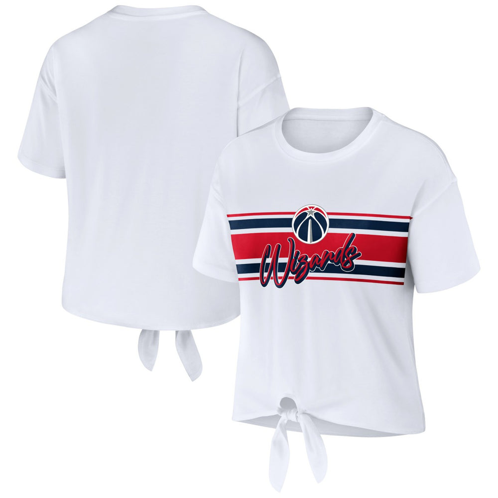 Washington Wizards WEAR by Erin Andrews Women's Tie-Front T-Shirt Discount