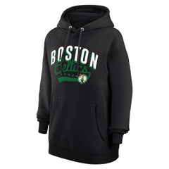 Boston Celtics G-III 4Her by Carl Banks Women's Filigree Logo Pullover Hoodie - Black shop Discount
