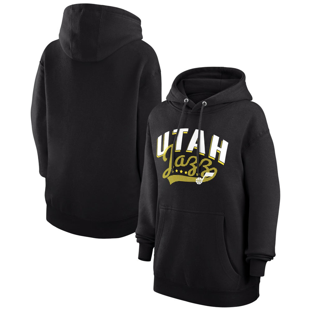 Utah Jazz G-III 4Her by Carl Banks Women's Filigree Logo Pullover Hoodie - Black shop Discount