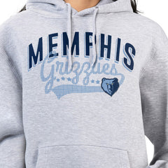 Memphis Grizzlies G-III 4Her by Carl Banks Women's Filigree Logo Pullover Hoodie - Heather Gray for sale For Sale