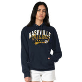 Nashville Predators G-III 4Her by Carl Banks Women's Filigree Logo Pullover Hoodie – Navy Online