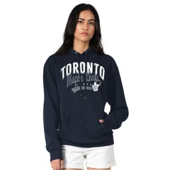 Toronto Maple Leafs G-III 4Her by Carl Banks Women's Filigree Logo Pullover Hoodie – Navy Sale