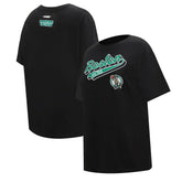 Boston Celtics Pro Standard Women's Script Boyfriend T-Shirt New