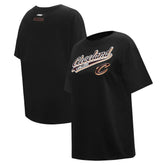 Cleveland Cavaliers Pro Standard Women's Script Boyfriend T-Shirt sale Outlet