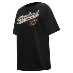 Cleveland Cavaliers Pro Standard Women's Script Boyfriend T-Shirt sale Outlet