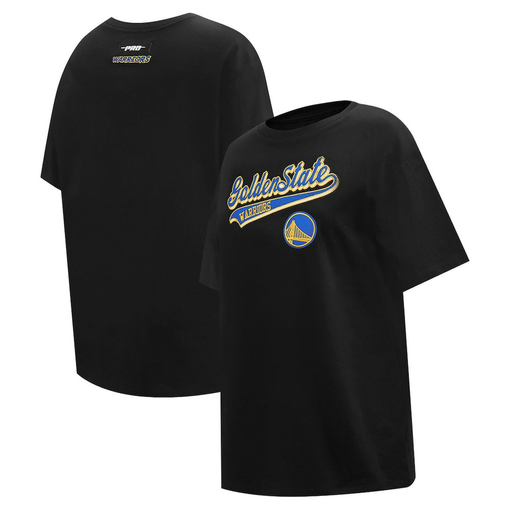 Golden State Warriors Pro Standard Women's Script Boyfriend T-Shirt sale Outlet