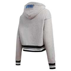 Orlando Magic Pro Standard Women's Script Tail Cropped Pullover Hoodie New