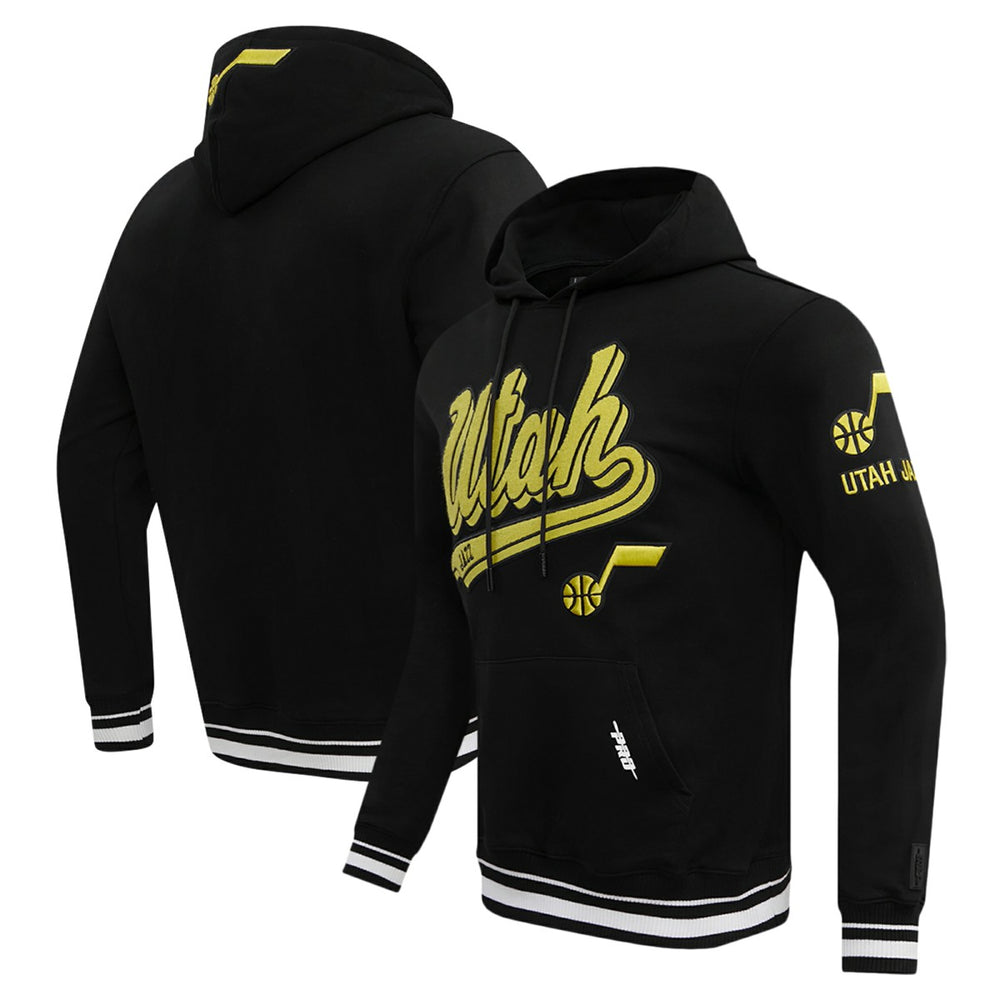 Utah Jazz Pro Standard Script Tail Pullover Hoodie Outlet