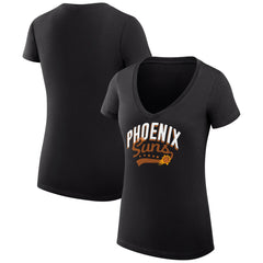 Phoenix Suns G-III 4Her by Carl Banks Women's Super-Slim Fit Lightweight Filigree Logo V-Neck T-Shirt Online