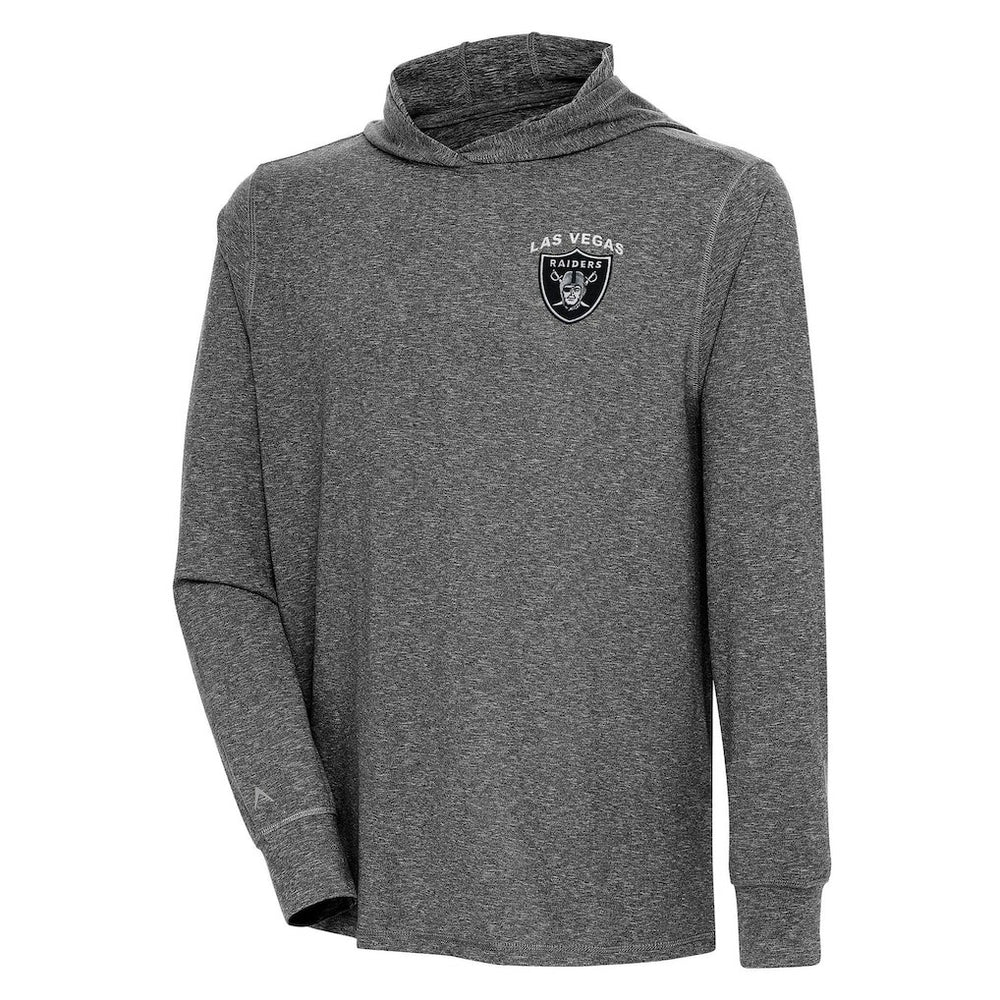Las Vegas Raiders Antigua Saga Long Sleeve Hoodie T-Shirt