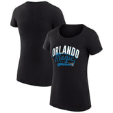 Orlando Magic G-III 4Her by Carl Banks Women's Super-Slim Fit Lightweight Filigree Logo T-Shirt - Black shop For Sale