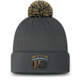 Vegas Golden Knights Fanatics 2024 NHL Draft Cuffed Knit Hat with Pom For Sale