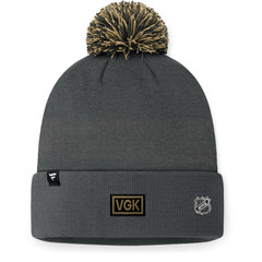 Vegas Golden Knights Fanatics 2024 NHL Draft Cuffed Knit Hat with Pom For Sale